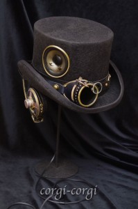 Steampunk Hat by corgi-corgi