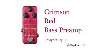 One Control Crimson Red Bass Preamp